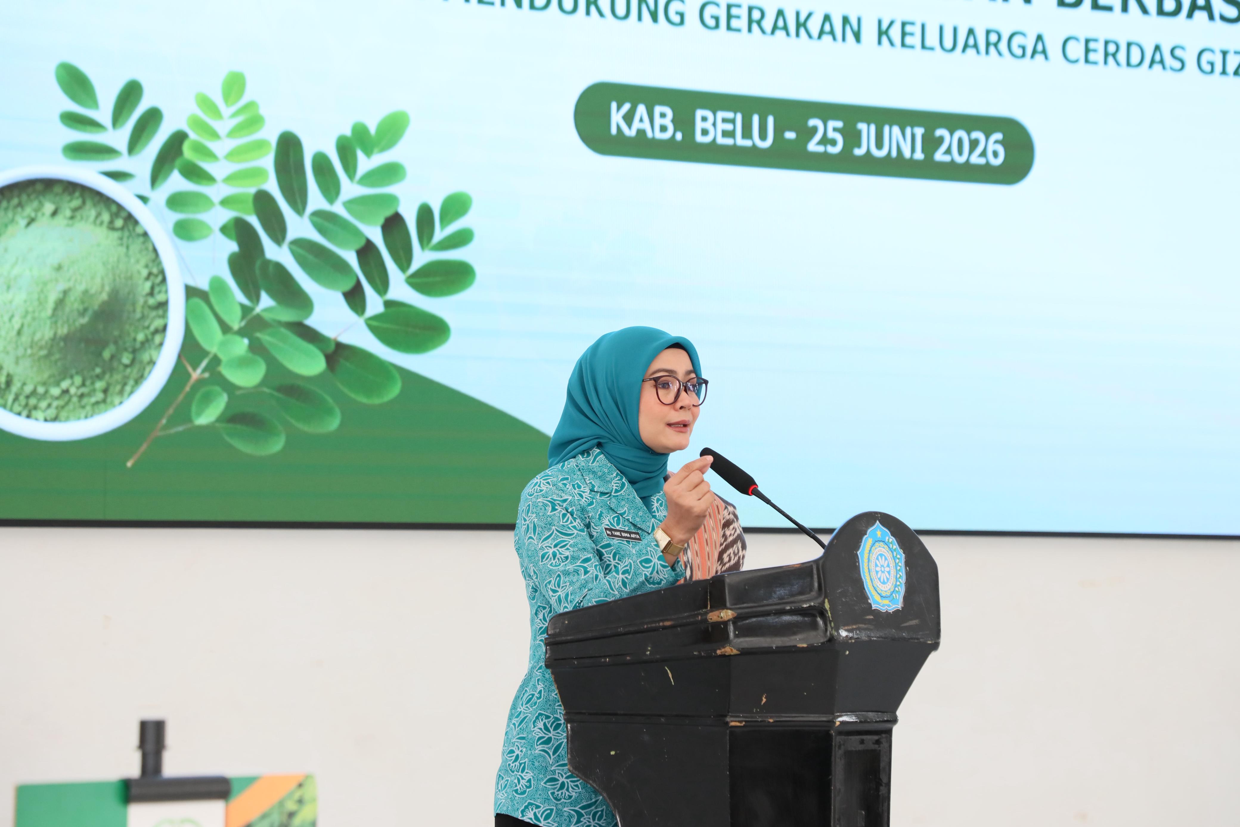 Buka Pelatihan di Gedung Wanita Betelalenok, TP PKK Pusat...