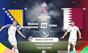 Taruhan Terakhir Edin Dzeko! Ini Susunan Skuad Bosnia vs Qatar di Laga Hidup Mati Piala Dunia 2026