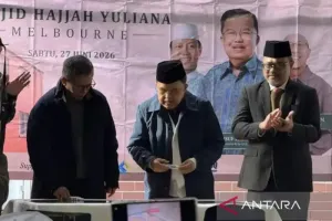 DMI Bangun Masjid Hajjah Yuliana di Melbourne, Jusuf Kalla Hadiri Penandatanganan dan Groundbreaking.