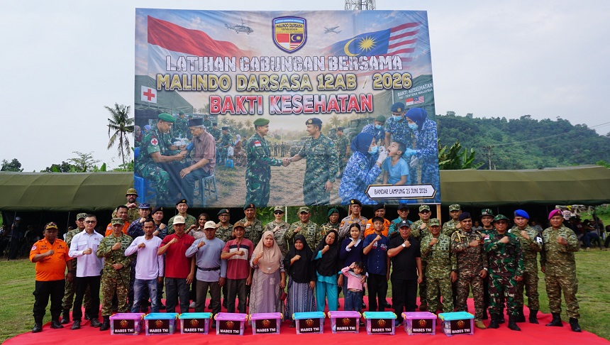 Latgabma Malindo Darsasa 12AB/2026 Berakhir, TNI-ATM Perkuat Kerja Sama Kemanusiaan dan Respons Bencana.