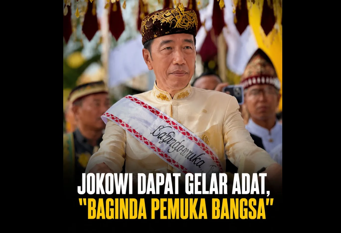 Baginda Pemuka Bangsa, Gelar Baru Jokowi dari 5 Kerajaan Adat Lampung