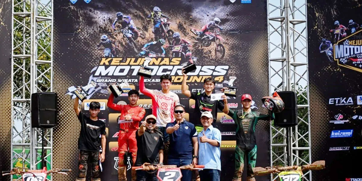 Kejurnas Motocross 2026 Bekasi: Ivan Valrossi Amankan Pod...