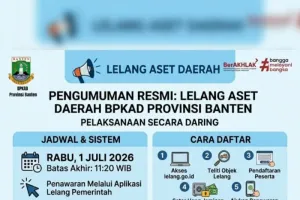 Pemprov Banten Buka Lelang Aset Daerah Secara Online Ini Daftar Barang dan Cara Ikutnya