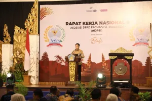 Buka Rakernas II ADPSI, Wamendagri Akhmad Wiyagus Soroti Kemandirian Fiskal Daerah