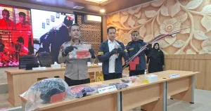 Di Serang Sindikat Pencurian Motor Bersenjata Api Terbongkar