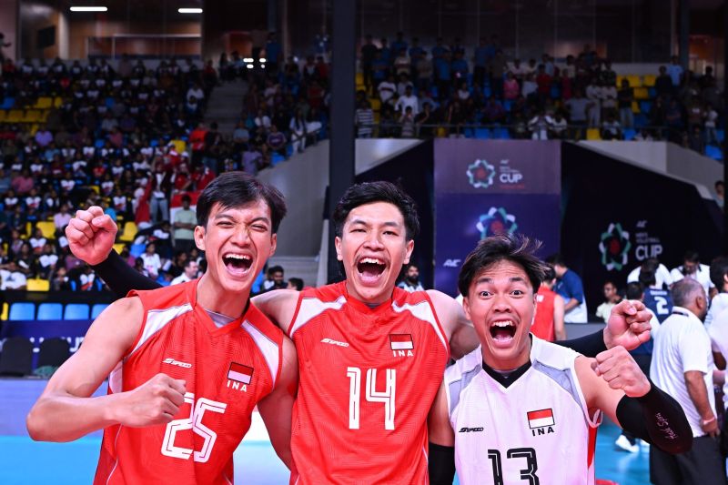 Sejarah! Timnas Voli Putra Indonesia Juara AVC Men's Cup ...