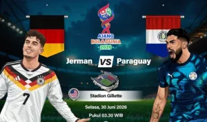 Susunan Pemain Jerman vs Paraguay: Nagelsmann Lakukan Dua Perubahan di Babak 32 Besar Piala Dunia 2026