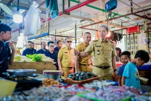 Wali Kota Bogor Apresiasi Tingginya Minat Pelaku UMKM Kuliner Berusaha di Pasar Jambu Dua