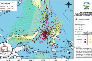 1.184 Gempa Guncang Sulut d...