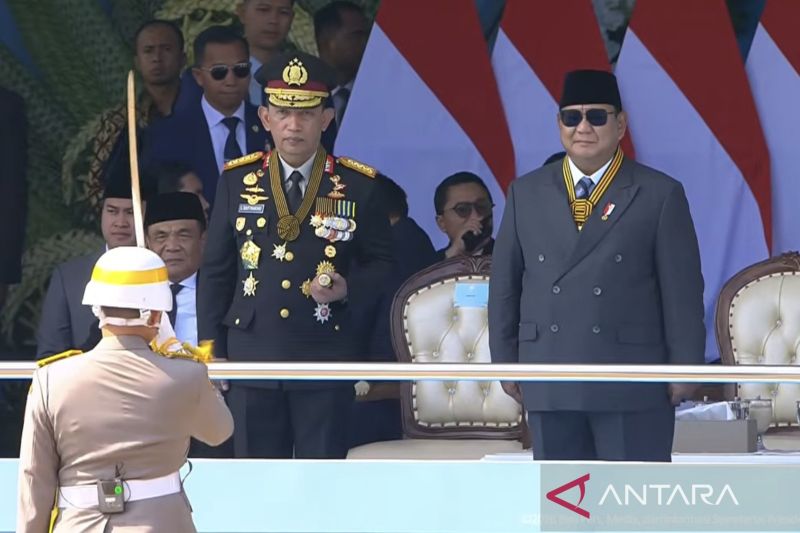 HUT Bhayangkara ke-80 di Cikeas, Presiden Prabowo Saksikan Atraksi Spektakuler Polri.