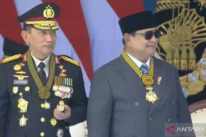 Presiden Prabowo Ingatkan Polri Jadi Penjaga Demokrasi dan Lindungi Kebebasan Berpendapat.