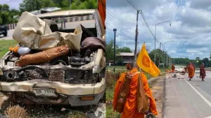 Bocah 11 Tahun Kemudikan Truk dan Tabrak Prosesi Biksu di Thailand, 8 Tewas