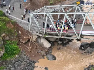 Jembatan Enang-Enang Aceh Dibuka Terbatas Siang Hari, Truk Belum Boleh Lewat