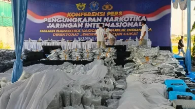 BNN Gerebek 3,37 Ton Narkoba di Gresik