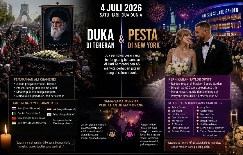 Dua Kisah Dunia di Hari yang Sama: Duka Iran dan Bahagia ...
