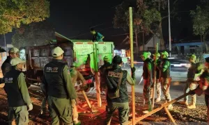 23 Bangunan Liar di Jalur Bandung-Cianjur Dibongkar, Diduga Jadi Tempat Pesta Miras