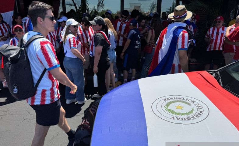 Ribuan Suporter Paraguay Padati Philadelphia Jelang Duel Sengit Kontra Prancis di 16 Besar Piala Dunia 2026