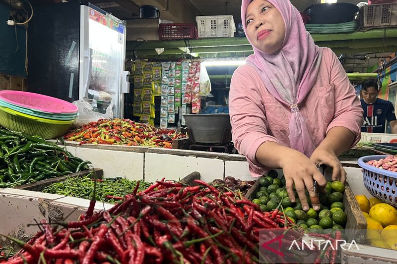 Harga Cabai Rawit Rp62.100/...