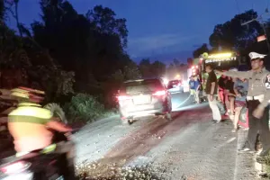 Jembatan Box Culvert Ambruk, Jalur Trans Kalimantan Katingan Kini Terapkan Buka-Tutup