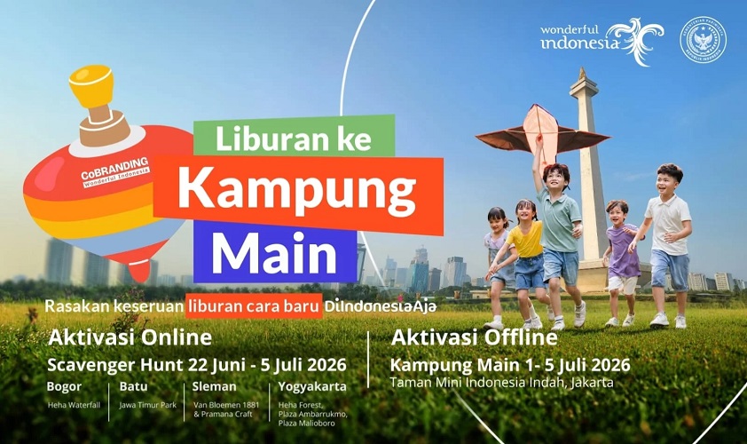 Kemenpar Hadirkan Program “Liburan ke Kampung Main"