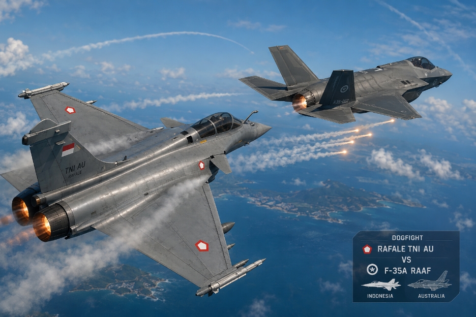 F-35 Australia vs Rafale TNI-AU: Duel di Langit Selatan, Siapa Lebih Superior?