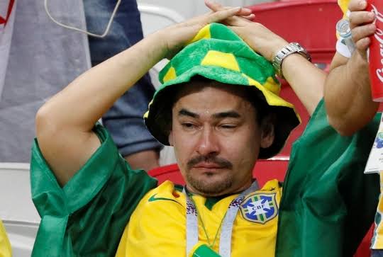 Suporter Timnas Brasil Dila...