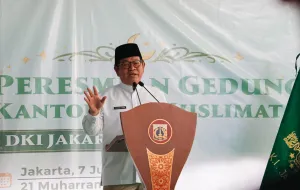 Sebut Muslimat NU Mitra Utama Lapangan, Gubernur Pramono Resmikan Sekretariat Baru
