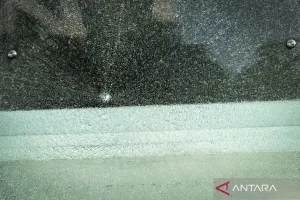Diduga Akibat Pemuaian Suhu Panas Jakarta, Kaca Luar Gedung BGN Pecah Berhamburan
