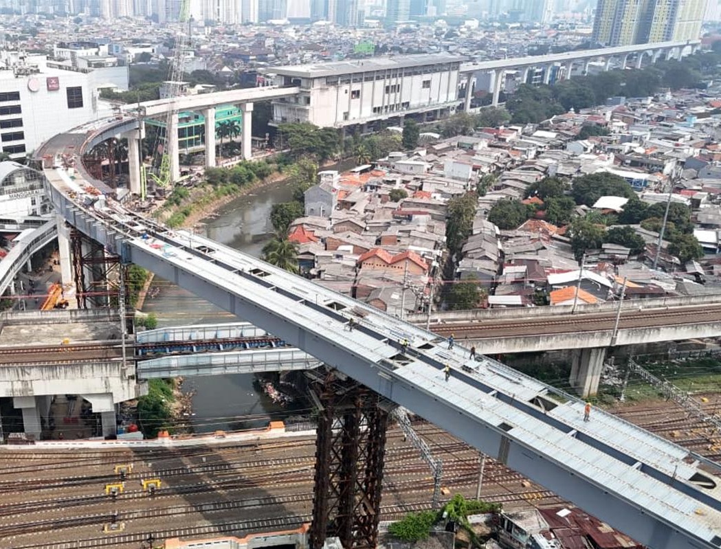 Akhirnya LRT Velodrome-Manggarai Benar-benar Tersambung Total