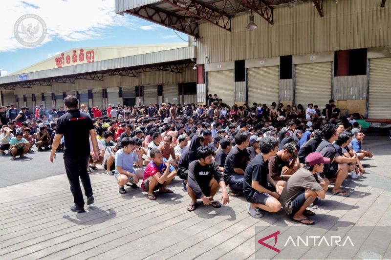 1.100 WNI Ditahan di Kamboja, KBRI Phnom Penh Berikan Ban...