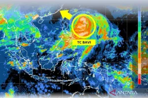 BMKG Deteksi Siklon Tropis Bavi Picu Pertumbuhan Awan Hujan di Indonesia Hari Ini, Masyarakat Diminta Siaga