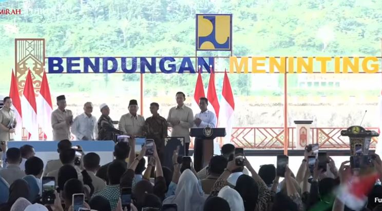 Presiden Prabowo Resmikan 5 Bendungan PSN Secara Serentak...