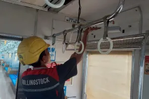 KAI Commuter Pasang Alat Pemurni Udara Nanoe X di Commuter Line