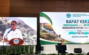 Perkuat Tata Kelola Air Gambut Pelaku Usaha, Menteri LH Jumhur Hidayat: Tak Boleh Ada Kebakaran di Wilayah Konsesi