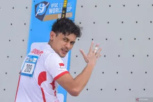 Veddriq Leonardo Rebut Emas, Antasyafi Raih Perak di World Climbing Chamonix 2026