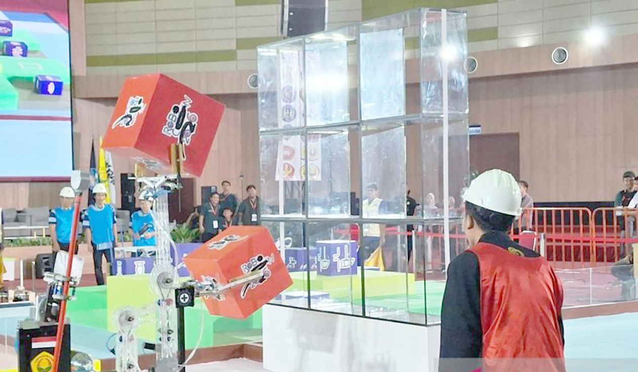 Gak Disangka! Sempat Diremehkan, Tim Kuda Hitam Unej Sukses Bantai Raksasa Robotika Nasional