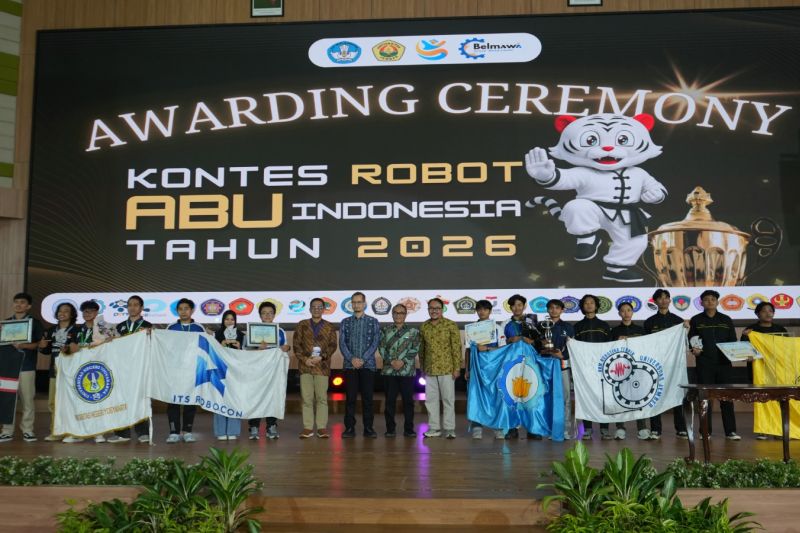 Tim Robot Richie ITS Raih Juara KRAI 2026, Siap Berlaga d...