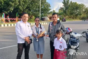 BKKBN Maluku Galakkan Gerakan Ayah Mengantar Anak di Hari Pertama Sekolah di 11 Kabupaten/Kota.