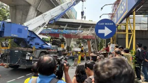 JPO Tendean Tertabrak Truk Crane, Dishub DKI Sekat 4 Titik Lalu Lintas Mampang