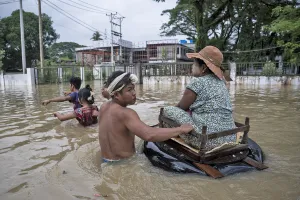 Myanmar Dilumpuhkan Banjir Mematikan, Ribuan Rumah Tenggelam 