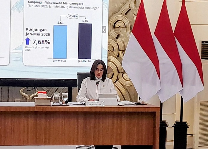 Menpar Ungkap Kunjungan Wisman Tembus 6,07 Juta hingga Me...