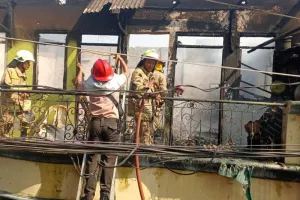Kebakaran di Tanjung Priok, Sebuah Rumah dan Enam Petak Kontrakan Ludes 