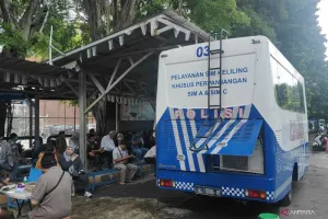 Layanan SIM Keliling pada K...
