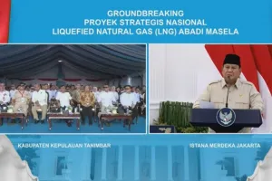Prabowo Resmikan Proyek LNG...