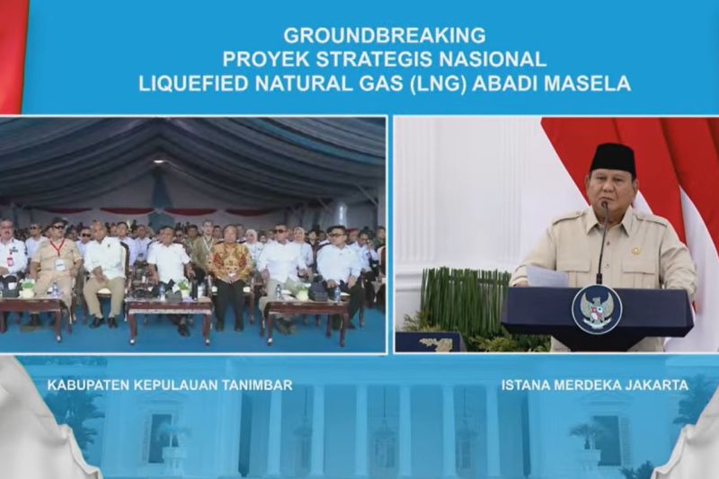 Prabowo Sebut LNG Abadi Blok Masela Proyek Sangat Penting...