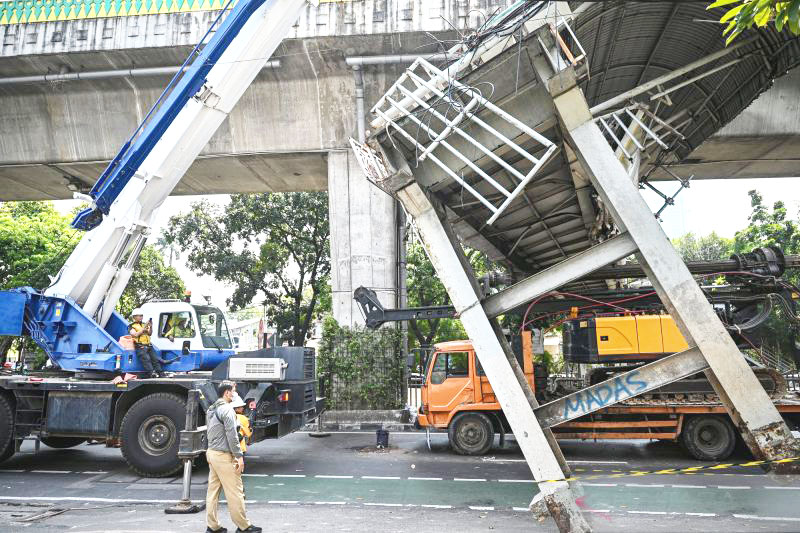 Setelah Terjadi Kecelakaan Fatal, Dishub DKI akan Pasang Rambu Batas Ketinggian di JPO hingga Flyover