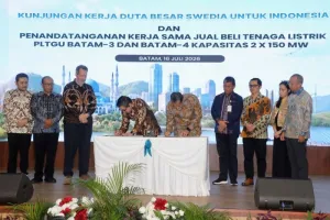 Pasokan Listrik Batam Bertambah 300 MW, Perkuat Iklim Investasi di Kepri.