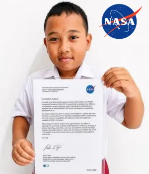 Siswa Kelas 3 SD Boyolali Temukan Celah Siber Untuk Membobol NASA, Langsung Raih Letter of Recognition