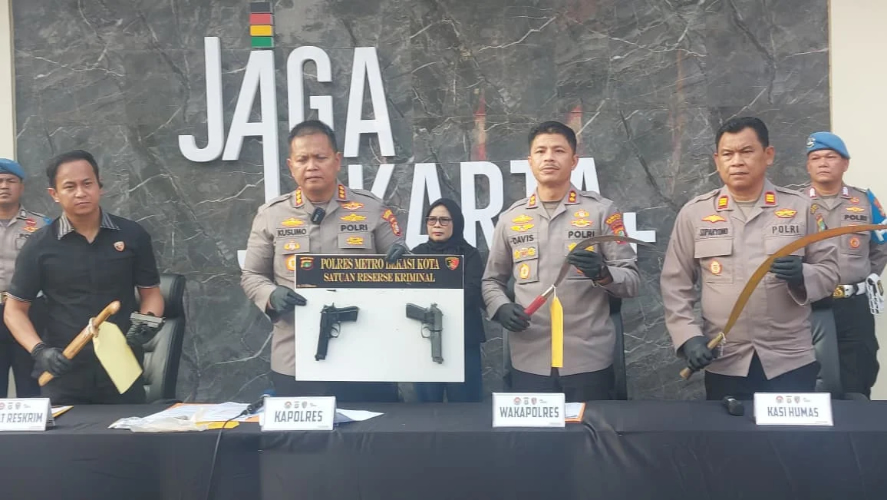 Polres Bekasi Ungkap 77 Kasus Curanmor dan Amankan 69 Pelaku