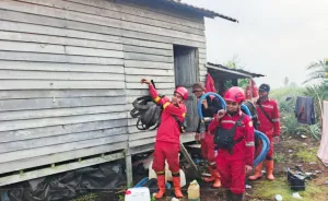 Manggala Agni Riau Nginap d...